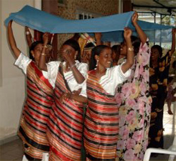 L'arrivé de la marié